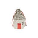 Cesta per giochi da bambino rossa/color crema in tessuto ø 26x40 cm Koya – OYOY Mini