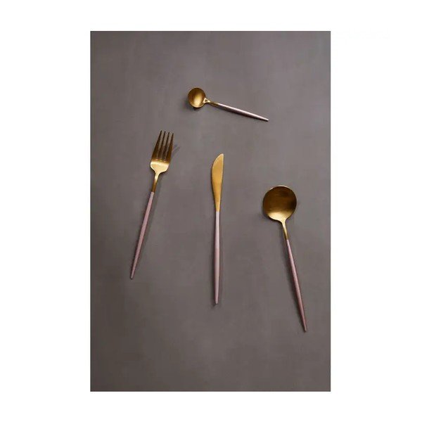 Posate in acciaio inox color oro 16 pezzi Avie - Premier Housewares-image-3