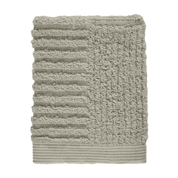 Asciugamano in cotone verde-grigio 30x30 cm Classic - Zone