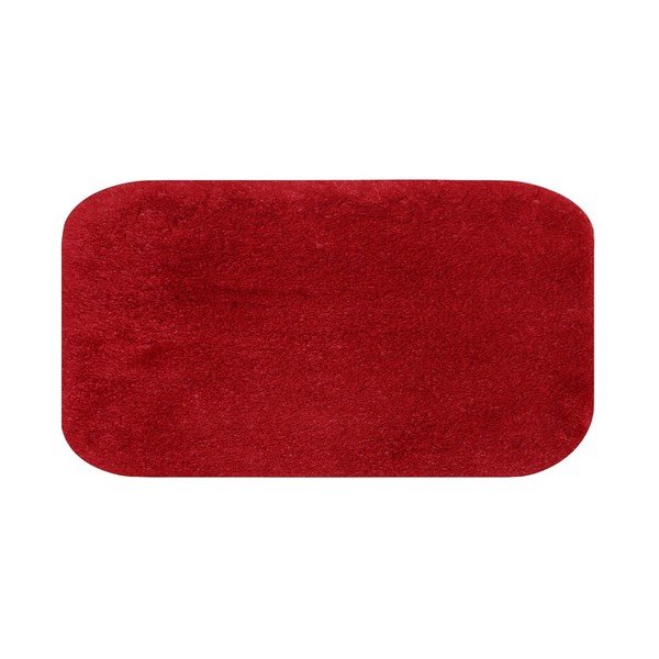 Tappeto da bagno rosso Confetti Miami, 67 x 120 cm - Foutastic