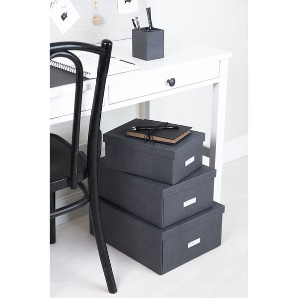 Scatola di stoccaggio con coperchio Karin - Bigso Box of Sweden-image-2