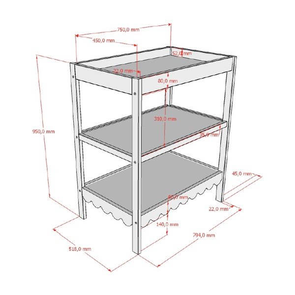 Fasciatoio beige con fasciatoio Swingo – Vipack-image-2