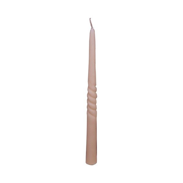 Set di 2 candele in cera d'api rosa chiaro Twirl Mid Twirl - PT LIVING