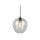 Lampada a sospensione in vetro grigio, altezza 32 cm Globe - Leitmotiv