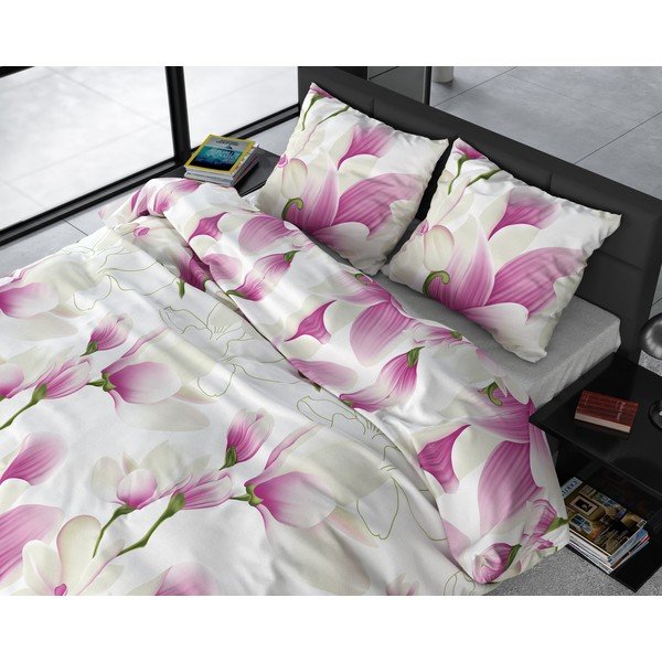 Biancheria da letto singola in flanella Olivia, 140 x 220 cm - Sleeptime-image-1