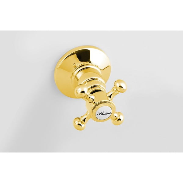 Rubinetto per doccia dorato da incasso (con due uscite) Antea – Sapho-image-1