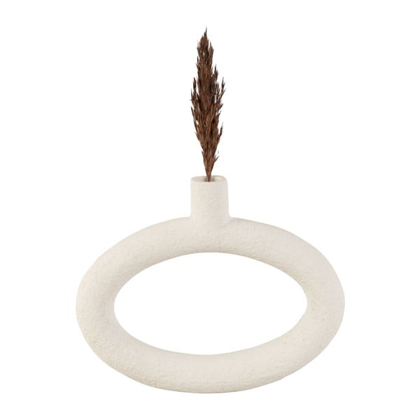 Vaso in poliresina beige Ring - PT LIVING-image-2