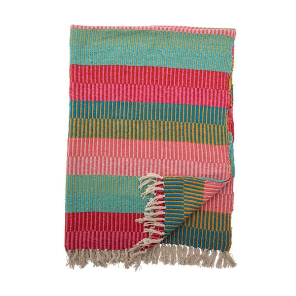 Coperta in cotone riciclato 130x160 cm Isnel - Bloomingville-image-3