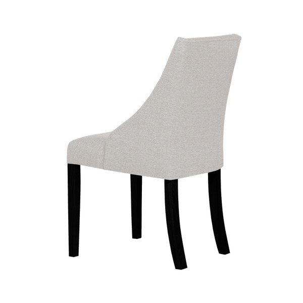 Sedia crema con gambe in faggio nero Absolu - Ted Lapidus Maison-image-4