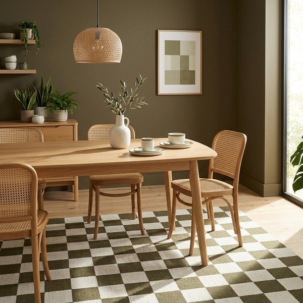 Tappeto verde/color crema 160x230 cm Bistro – ESTE-image-2
