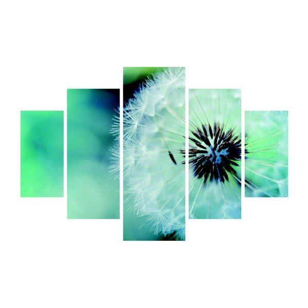 Quadro multiplo Fluffy Green, 92 x 56 cm - Destiny