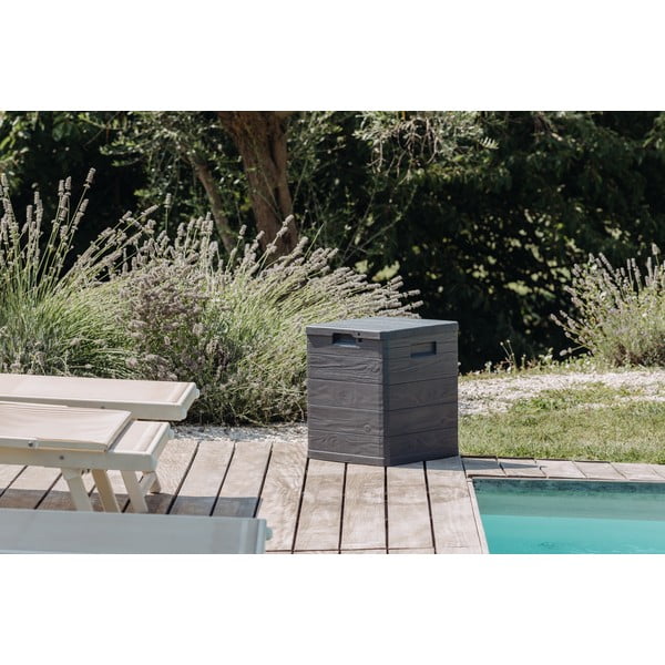 Cassetta portaoggetti da giardino grigio scuro Woodys - Toomax-image-1