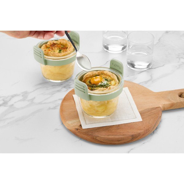 Set di stampi da forno in vetro 4 pz ø 9,5 cm – Lékué-image-3