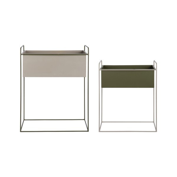 Set di supporti per fiori in metallo 2 pz (altezza totale 65 cm) Reina – PT LIVING-image-3