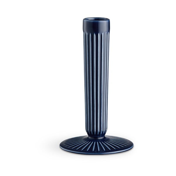 Portacandele in gres blu scuro Hammershoi, altezza 16 cm Hammershøi - Kähler Design