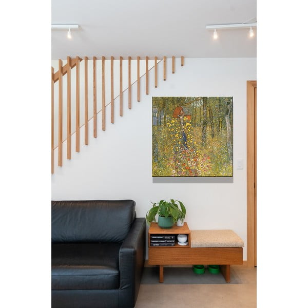 Riproduzione di Gustav Klimt - Giardino della fattoria con crocifisso , 60 x 60 cm Gustav Klimt - Farm garden with crucifix - Fedkolor-image-1