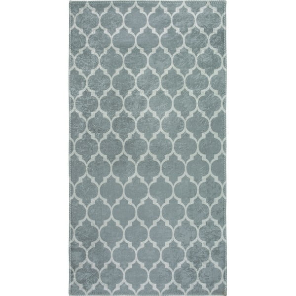 Tappeto lavabile grigio chiaro e crema 230x160 cm - Vitaus