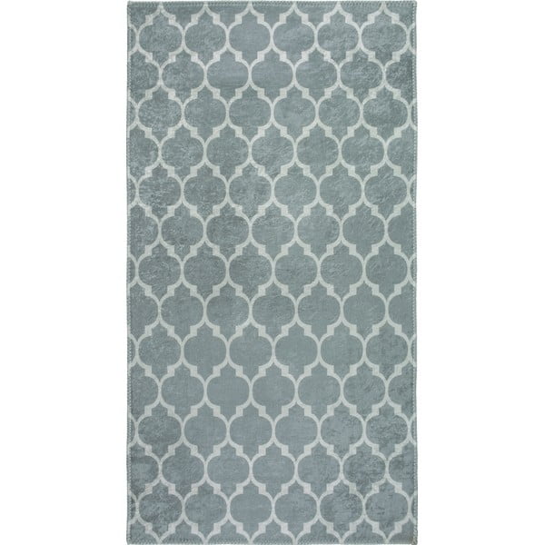 Tappeto lavabile grigio chiaro e crema 180x120 cm - Vitaus