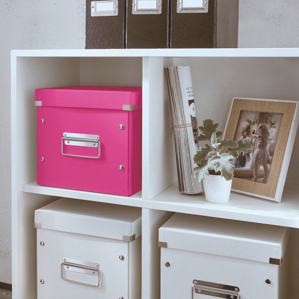 Scatola per ufficio rosa, lunghezza 26 cm Click&Store - Leitz-image-1