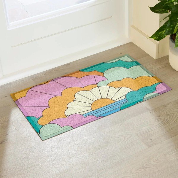 Zerbino in plastica riciclata 40x70 cm Elizabeth Olwen  – Artsy Doormats-image-1