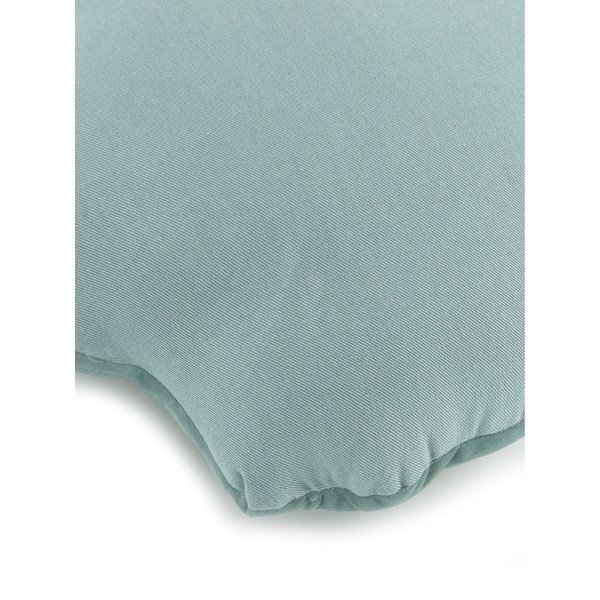 Federa decorativa in velluto verde , 27 x 32 cm Shell - Westwing Collection-image-1