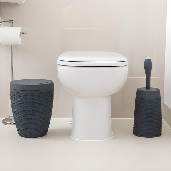 Scopino WC in plastica grigio – Addis-image-2