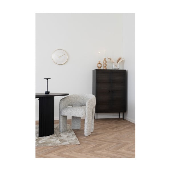 Lampada da tavolo LED nera (altezza totale 28,5 cm) Lyneham – House Nordic-image-1