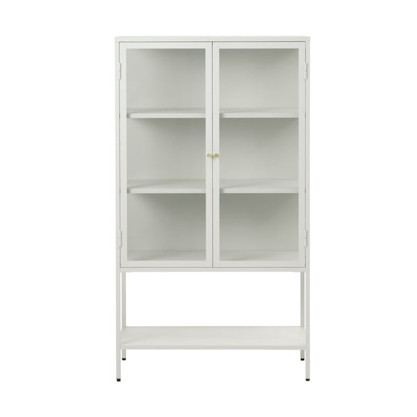 Vetrina in metallo bianco 88x132 cm Carmel - Unique Furniture