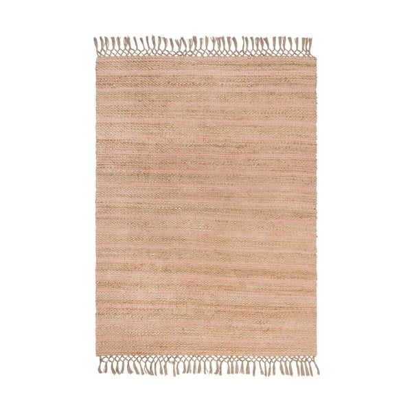 Tappeto di iuta rosa 120x170 cm Equinox - Flair Rugs