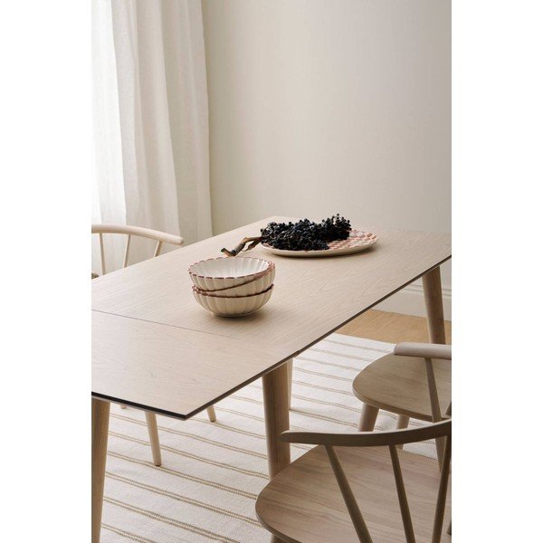 Tavolo da pranzo con effetto olmo allungabile con estensione 80x120 cm Jolina – Ellos Home-image-1