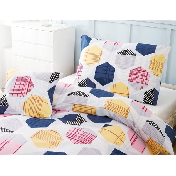 Biancheria da letto singola a 3 pezzi in microsatin 140x200 cm Amelie - My House-image-1