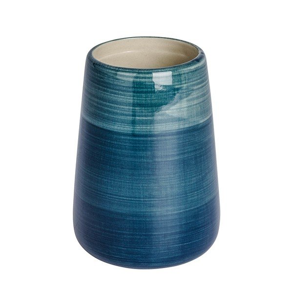 Portaspazzolino color petrolio in ceramica Pottery – Wenko-image-1