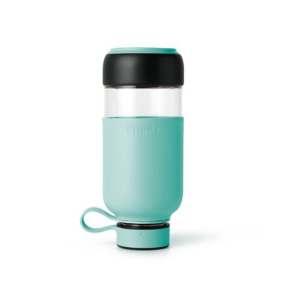 Bottiglia bottiglia da viaggio turchese in vetro 500 ml To Go – Lékué-image-4