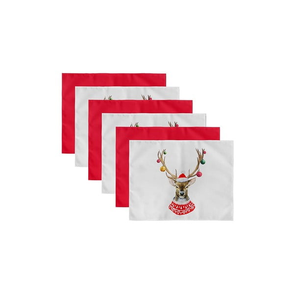 Tovaglietta di stoffa natalizia 6 pezzi 35x45 cm Six Ame Servis - Mila Home