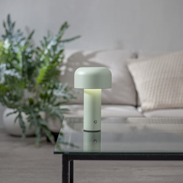 Lampada da tavolo LED verde (altezza totale 21,5 cm) Bobby – Star Trading-image-1