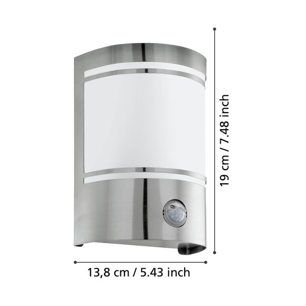 Illuminazione esterna LED da parete (altezza 19 cm) CERNO - EGLO-image-2