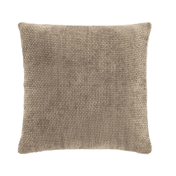 Cuscino decorativo in ciniglia 45x45 cm Leo – douceur d'intérieur