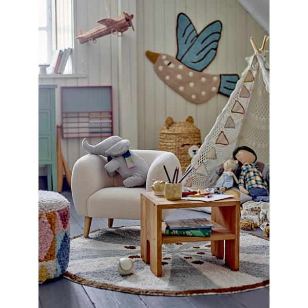 Poltrona bianca per bambini Cade - Bloomingville Mini-image-3