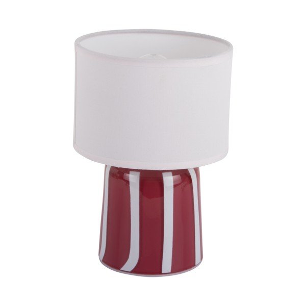 Lampada da tavolo LED rossa in metallo (altezza totale 20 cm) Verano LED – Leitmotiv