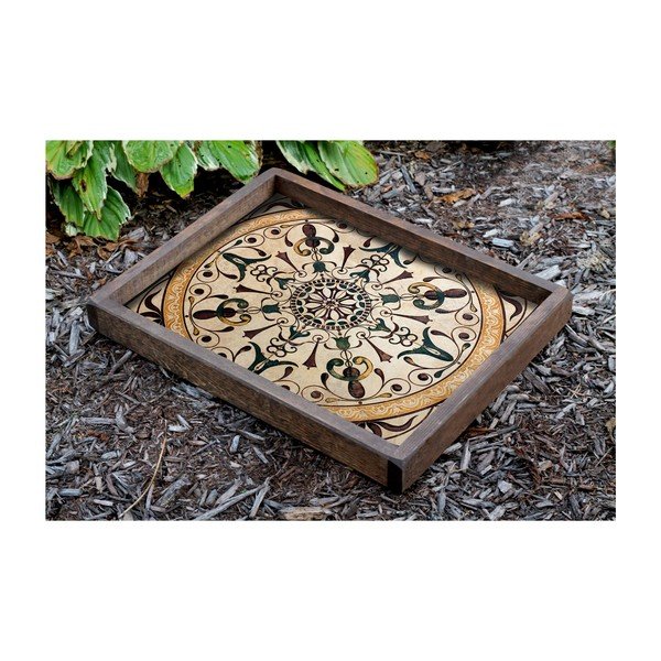 Vassoio di legno Patrick Lada, 40 x 50 cm - Evila Originals