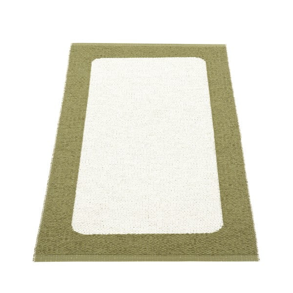Tappeto da interno/esterno verde/color crema 70x120 cm Ilda Pine – Pappelina