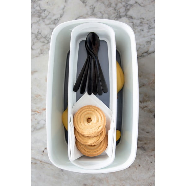 Organizzatore da tavolo MyBox bianco e blu, lunghezza 31 cm Cosy - Leitz-image-1