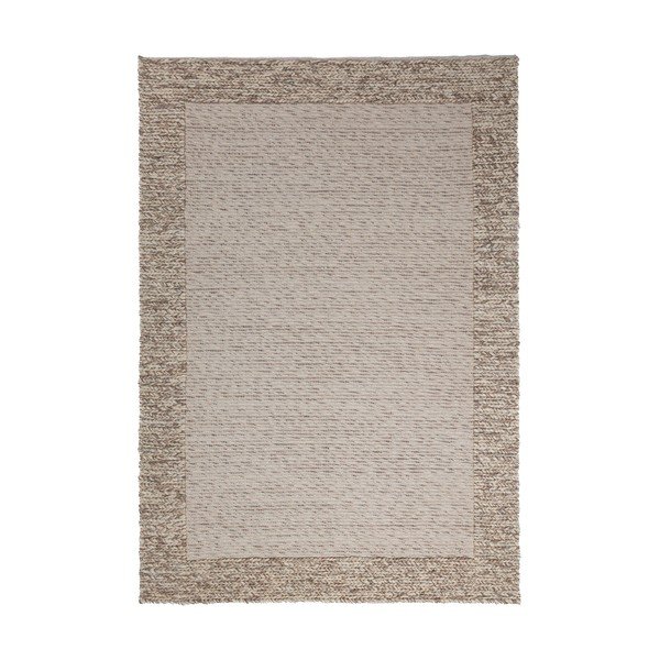 Tappeto di colore naturale in misto lana tessuto a mano 200x290 cm Rue – Flair Rugs