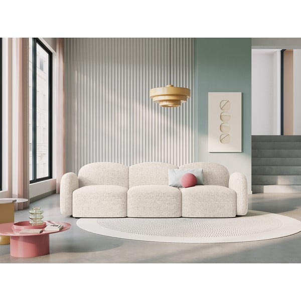 Divano beige 272 cm Blair - Micadoni Home-image-1