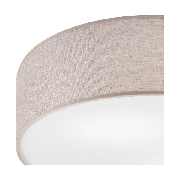 Lampada da soffitto grigio chiaro con paralume in tessuto ø 45 cm Vivian - LAMKUR-image-3