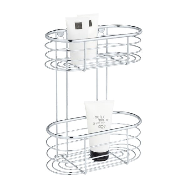 Ripiani per doccia argento 26 x 35 cm Trestina - Wenko-image-1