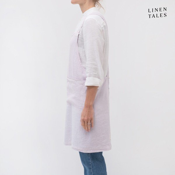 Grembiule in lino Crossback - Linen Tales-image-1