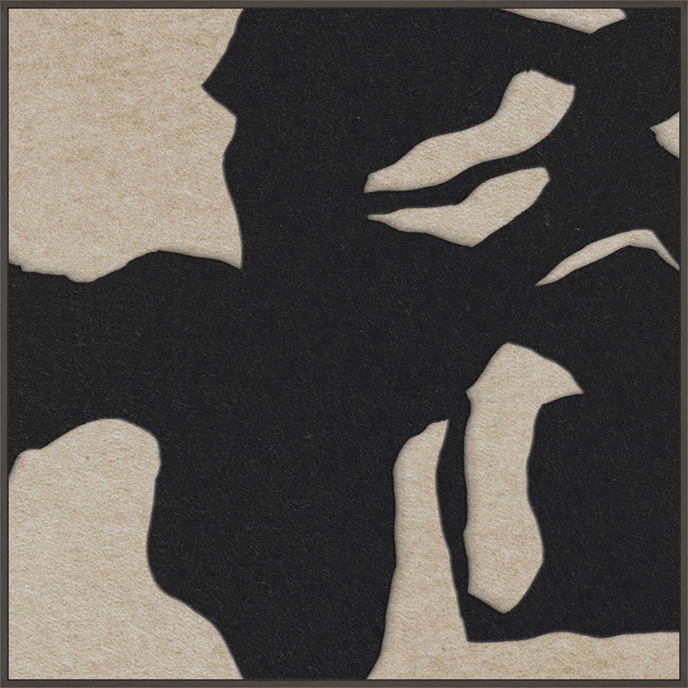 Dipinto in 3D con cornice inclusa/fonoassorbente 102x102 cm Silent Shadow 1 – Malerifabrikken | Quadri