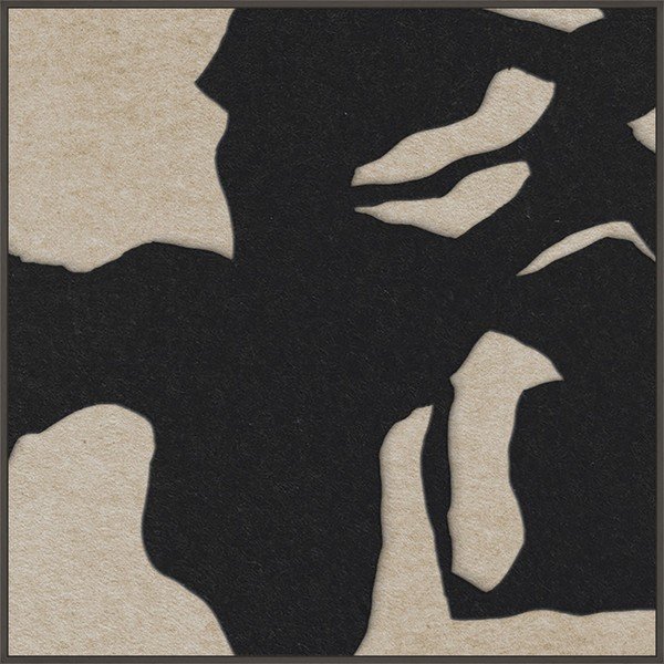 Dipinto in 3D con cornice inclusa/fonoassorbente 102x102 cm Silent Shadow 1 – Malerifabrikken