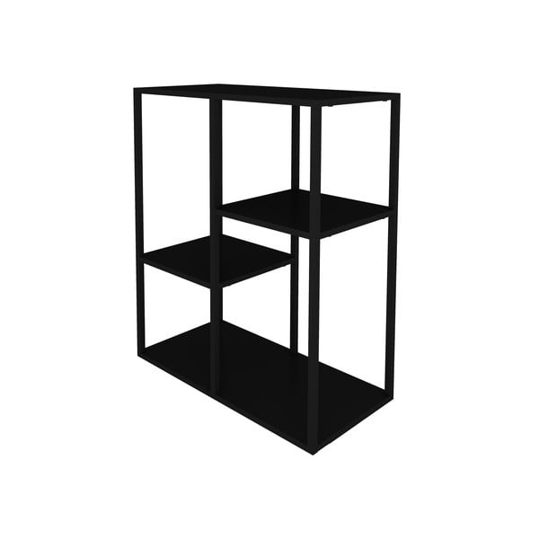 Ripiano in metallo nero, altezza 81 cm Lite - Canett-image-3